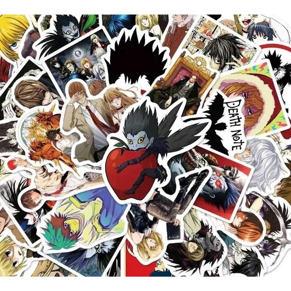 Death Note Stickers Anime 20pc Decals Notebook Laptop Water Bottle